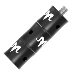 RamRods Extension Big Stack Aluminum 1" Black